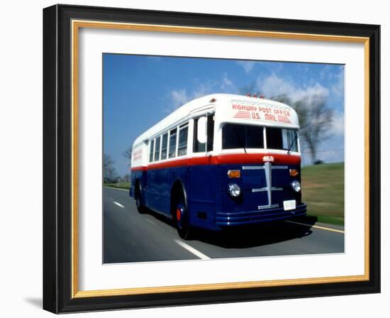 National Postal Museum: Highway Post Office Bus-null-Framed Photographic Print