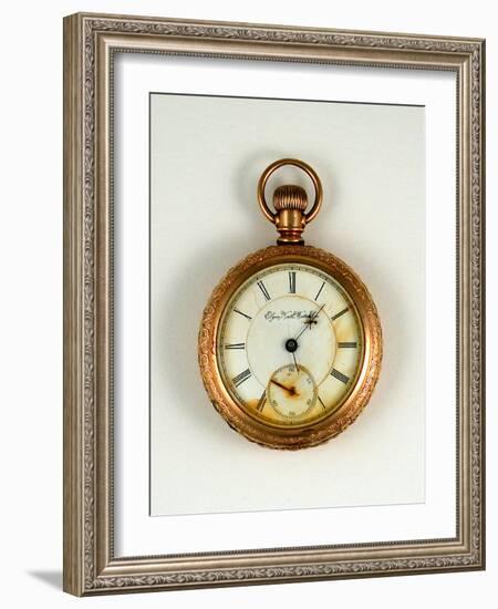 National Postal Museum: Titanic Watch-null-Framed Photographic Print