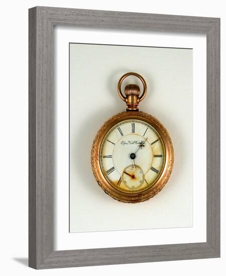 National Postal Museum: Titanic Watch-null-Framed Photographic Print