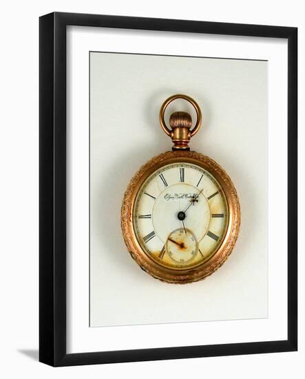 National Postal Museum: Titanic Watch-null-Framed Photographic Print