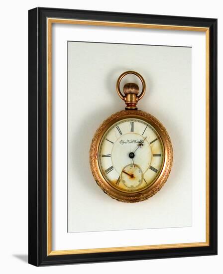 National Postal Museum: Titanic Watch-null-Framed Photographic Print