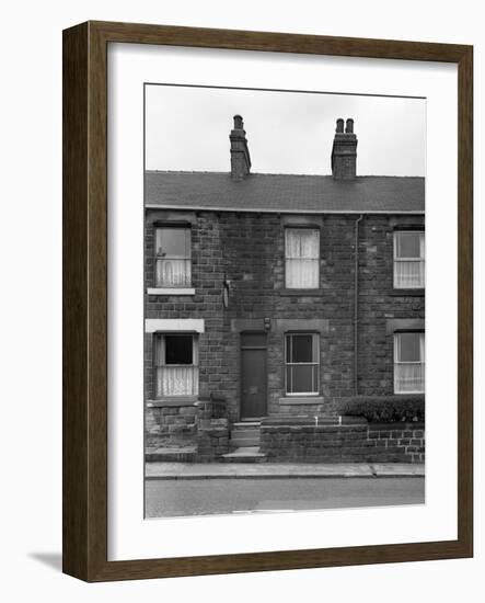 National Provincial Bank in a Terraced House, Bolton Upon Dearne, South Yorkshire, 1963-Michael Walters-Framed Photographic Print