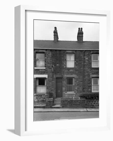 National Provincial Bank in a Terraced House, Bolton Upon Dearne, South Yorkshire, 1963-Michael Walters-Framed Photographic Print