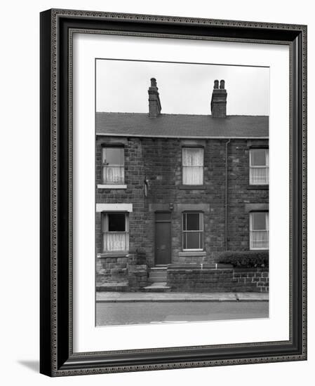 National Provincial Bank in a Terraced House, Bolton Upon Dearne, South Yorkshire, 1963-Michael Walters-Framed Photographic Print