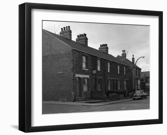 National Provincial Bank Located in a Terraced House, Goldthope, South Yorkshire, 1963-Michael Walters-Framed Photographic Print