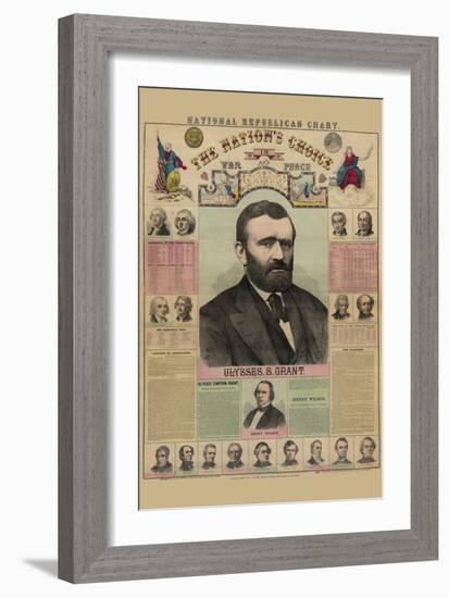 National Republican Chart-H. H. Lloyd-Framed Art Print