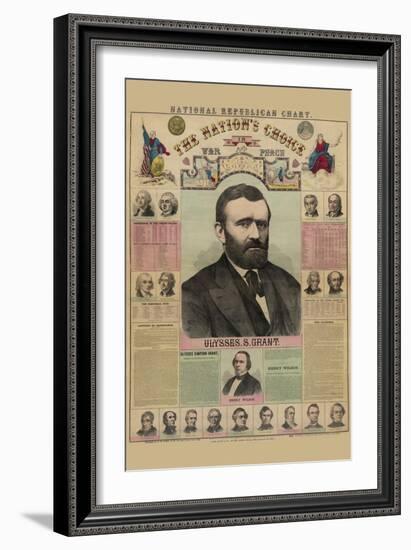 National Republican Chart-H. H. Lloyd-Framed Art Print