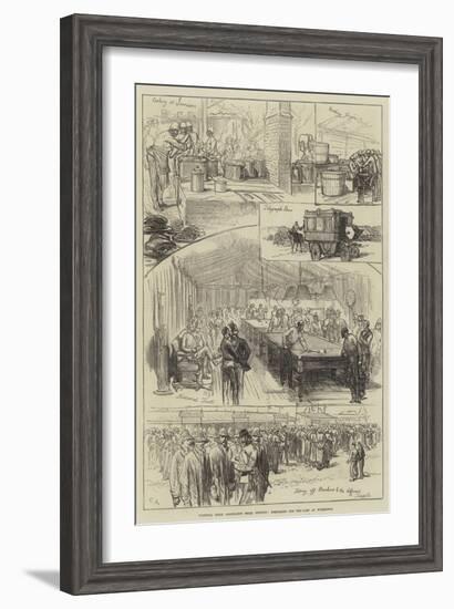 National Rifle Association Prize Meeting, Preparing for the Camp at Wimbledon-Charles Robinson-Framed Giclee Print