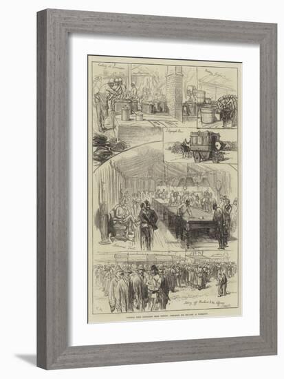 National Rifle Association Prize Meeting, Preparing for the Camp at Wimbledon-Charles Robinson-Framed Giclee Print