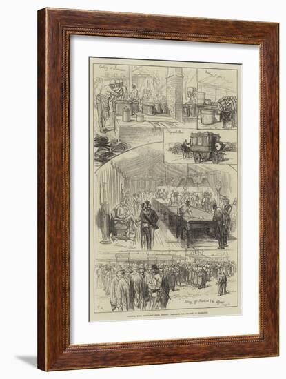 National Rifle Association Prize Meeting, Preparing for the Camp at Wimbledon-Charles Robinson-Framed Giclee Print