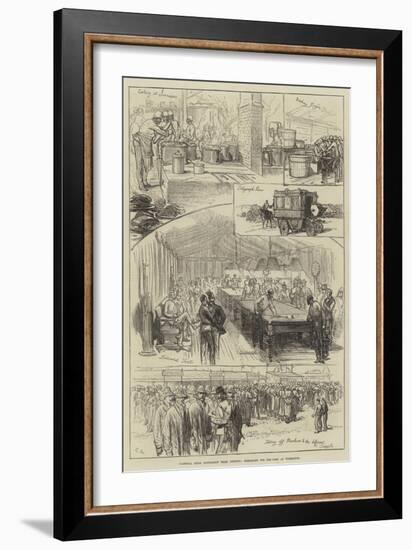 National Rifle Association Prize Meeting, Preparing for the Camp at Wimbledon-Charles Robinson-Framed Giclee Print