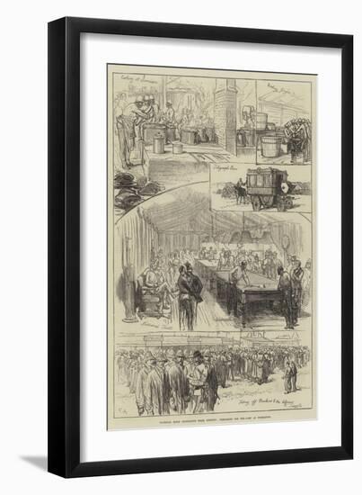 National Rifle Association Prize Meeting, Preparing for the Camp at Wimbledon-Charles Robinson-Framed Giclee Print