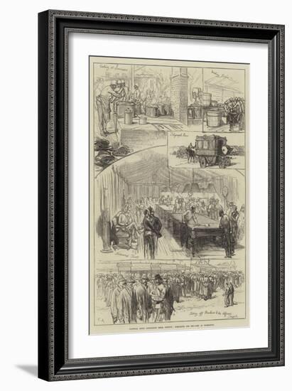 National Rifle Association Prize Meeting, Preparing for the Camp at Wimbledon-Charles Robinson-Framed Giclee Print