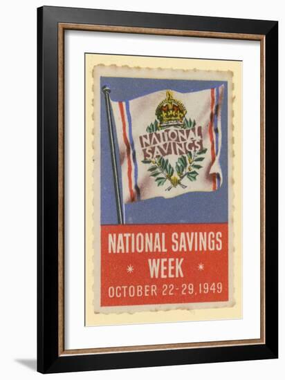 National Savings Week, October 22-29 1949-null-Framed Giclee Print
