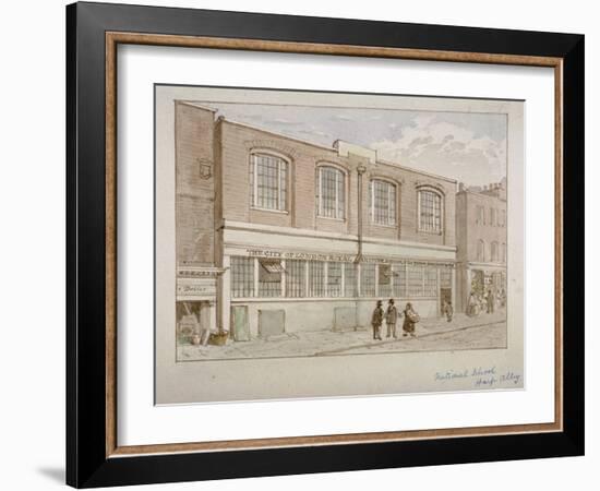 National School, Harp Alley, City of London, 1850-James Findlay-Framed Giclee Print
