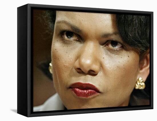 National Security Adviser Condoleezza Rice Testifies-null-Framed Premier Image Canvas