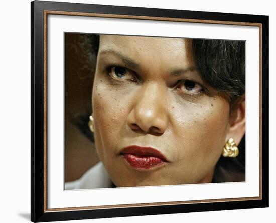 National Security Adviser Condoleezza Rice Testifies-null-Framed Photographic Print