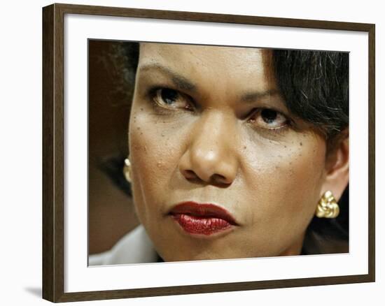 National Security Adviser Condoleezza Rice Testifies-null-Framed Photographic Print