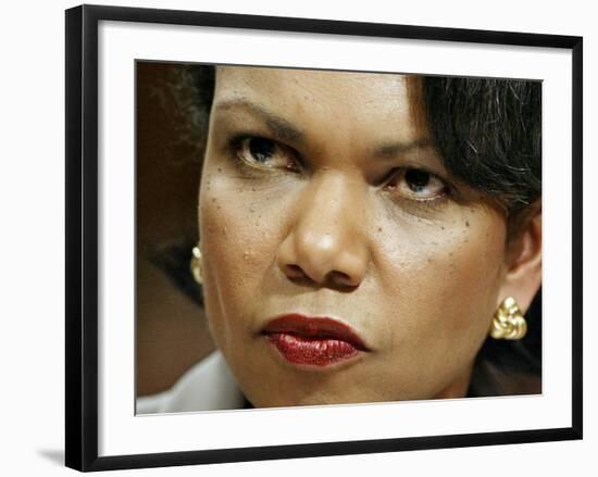 National Security Adviser Condoleezza Rice Testifies-null-Framed Photographic Print