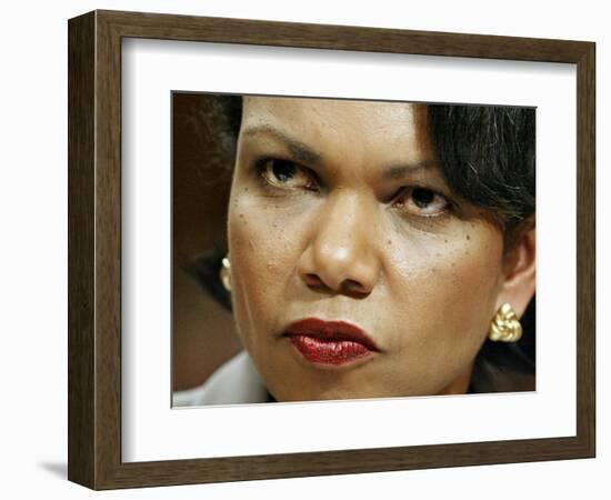 National Security Adviser Condoleezza Rice Testifies-null-Framed Photographic Print