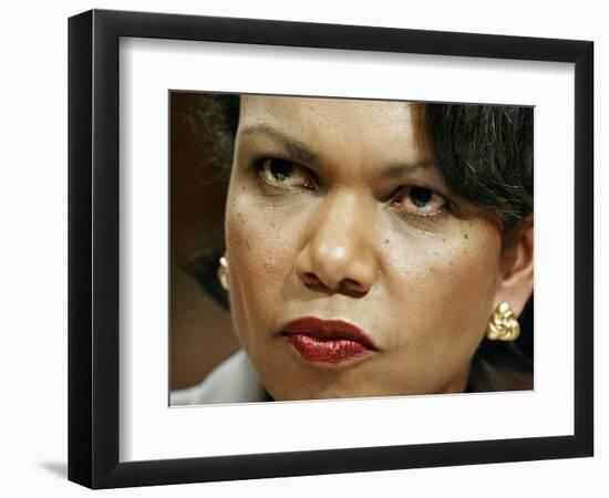 National Security Adviser Condoleezza Rice Testifies-null-Framed Photographic Print