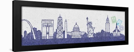 National Skyline II-Sudi Mccollum-Framed Art Print