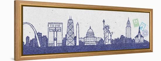 National Skyline II-Sudi Mccollum-Framed Stretched Canvas