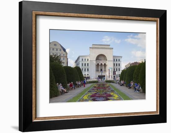 National Theatre and Opera House in Piata Victoriei, Timisoara, Banat, Romania, Europe-Ian Trower-Framed Photographic Print