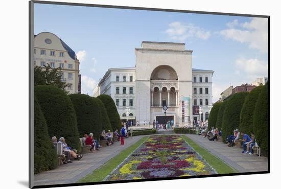 National Theatre and Opera House in Piata Victoriei, Timisoara, Banat, Romania, Europe-Ian Trower-Mounted Photographic Print