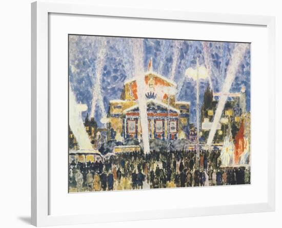 National Theatre in Moscow, Russia 20th Century Print-null-Framed Giclee Print