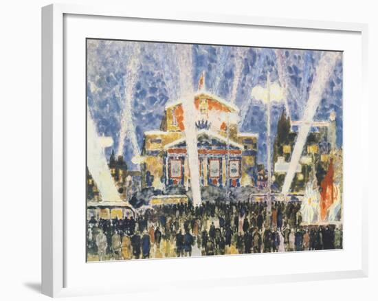 National Theatre in Moscow, Russia 20th Century Print-null-Framed Giclee Print