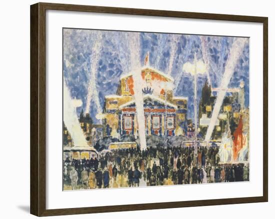 National Theatre in Moscow, Russia 20th Century Print-null-Framed Giclee Print