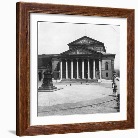 National Theatre, Munich, Germany, C1900-Wurthle & Sons-Framed Photographic Print