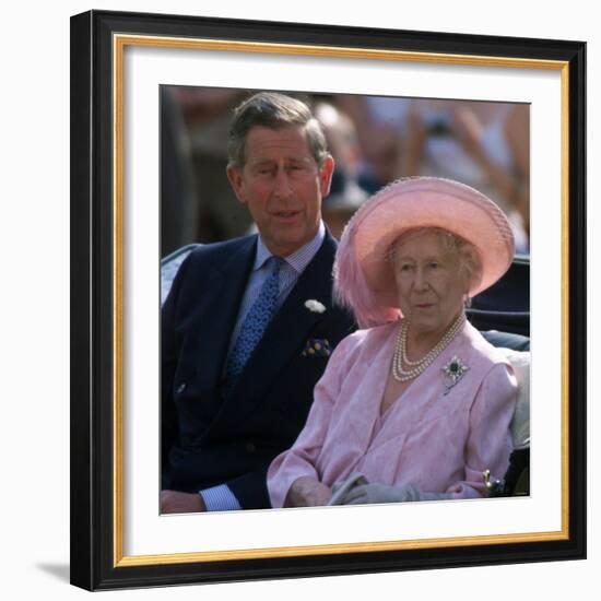 National Tribute to Queen Elizabeth the Queen Mother's 100th Birthday, Horse Guards Parade-null-Framed Photographic Print