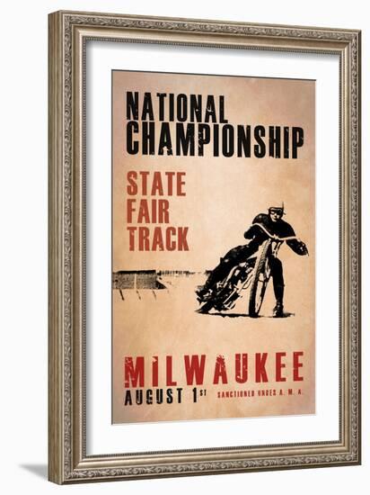 NationalChamps Milwaukee-Mark Rogan-Framed Art Print