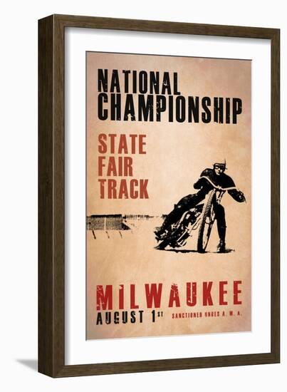 NationalChamps Milwaukee-Mark Rogan-Framed Art Print