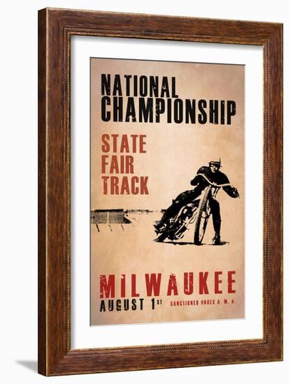 NationalChamps Milwaukee-Mark Rogan-Framed Art Print