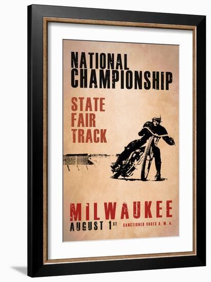 NationalChamps Milwaukee-Mark Rogan-Framed Art Print