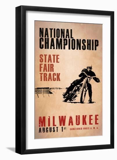 NationalChamps Milwaukee-Mark Rogan-Framed Art Print