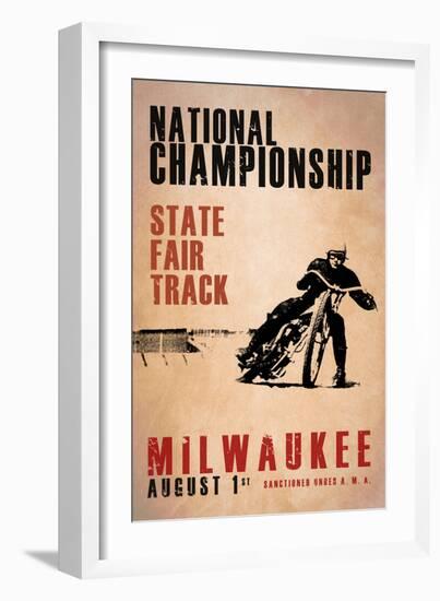 NationalChamps Milwaukee-Mark Rogan-Framed Art Print