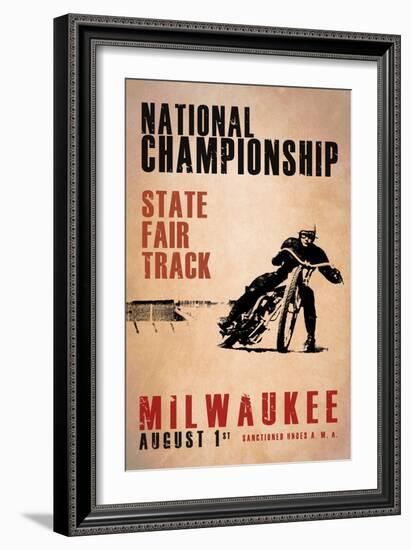 NationalChamps Milwaukee-Mark Rogan-Framed Art Print