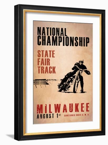 NationalChamps Milwaukee-Mark Rogan-Framed Art Print