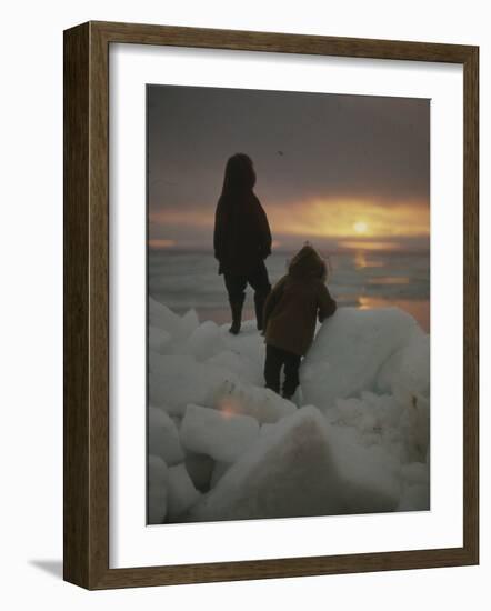 Native Alaskans-Ralph Crane-Framed Photographic Print