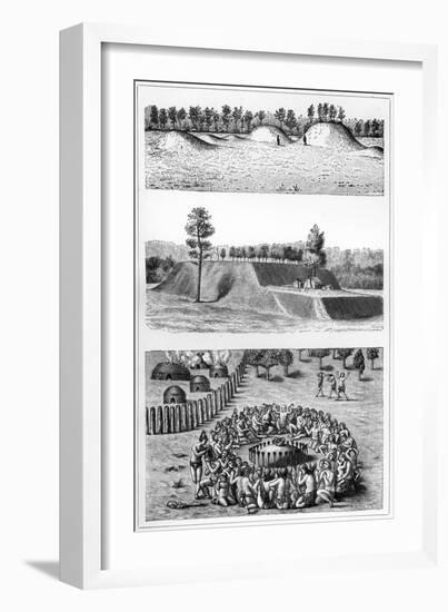 Native American Archaeological Sites, USA, 1901-null-Framed Giclee Print