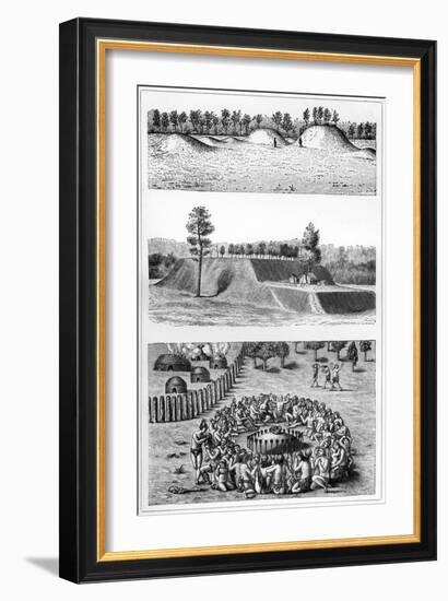 Native American Archaeological Sites, USA, 1901-null-Framed Giclee Print