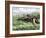 Native American Bow-Hunting Pronghorn Antelope on the Great Plains-null-Framed Giclee Print