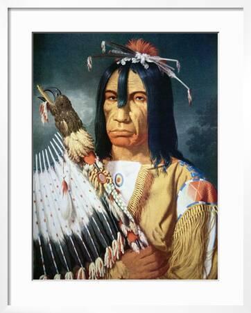 Native American Burns Paiute Tribe Chief Captain Louie Studio Portrait Fine Art Print from Original Glass Plate Negative Captain Louey