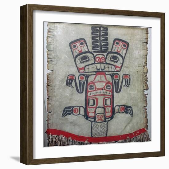 Native American dance apron. Artist: Unknown-Unknown-Framed Giclee Print