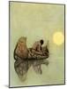 Native American Fishing in a Birchbark Canoe-null-Mounted Giclee Print