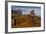 Native American Hogan's and Mitchell Butte in Monument Valley Tribal Park of the Navajo Nation, Az-Jerry Ginsberg-Framed Photographic Print